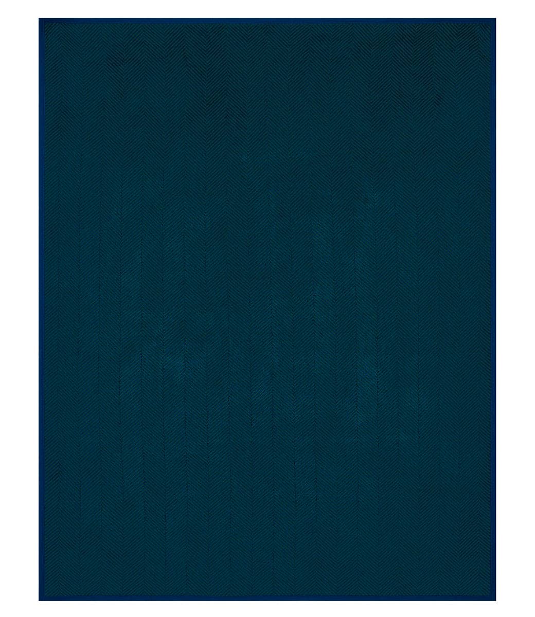 Harborview Herringbone Blue Spruce Blanket: Original