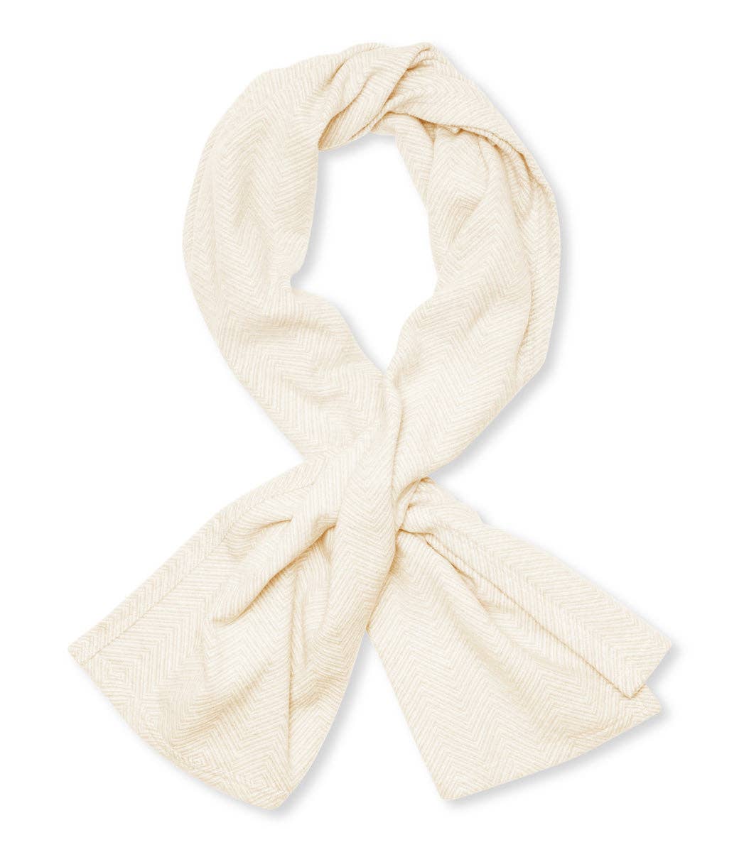 Bayside Herringbone Shawl - Shell