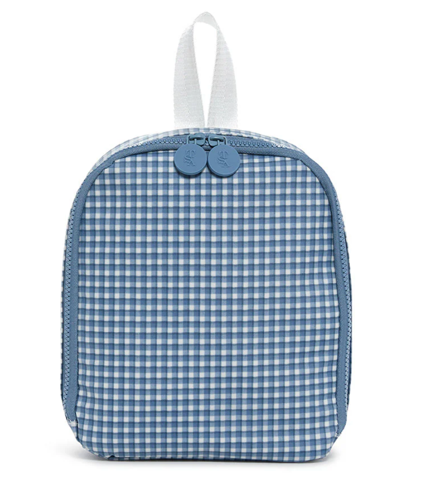 TRVL Bring It! Lunch Bag - Buffalo Indigo Check
