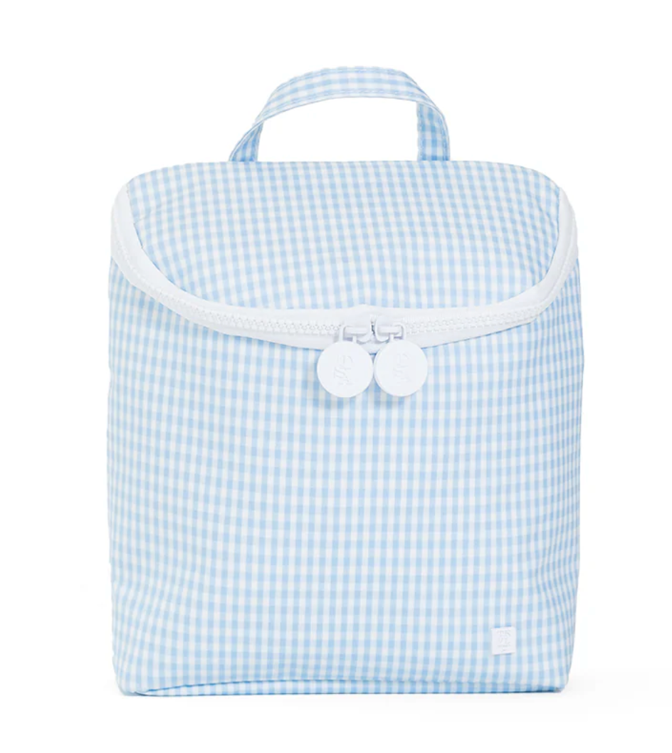 Takeaway Insulated Lunch Bag- Gingham Mist