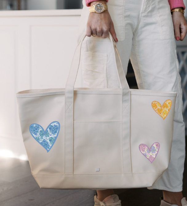TRVL Tote — Liberty Heart Appliqué