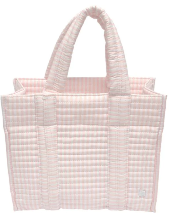 Mini Go Go Tote- Pimlico Stripe Pink