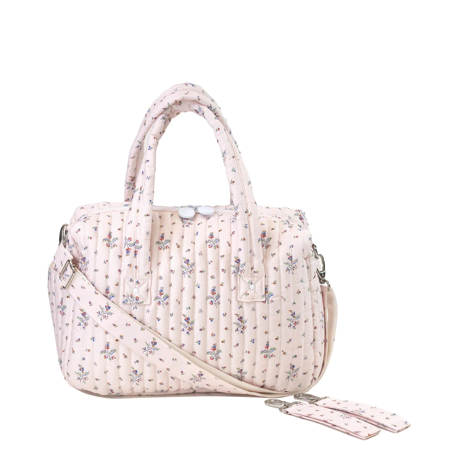 Fleurie Quilted Stroller Bag
