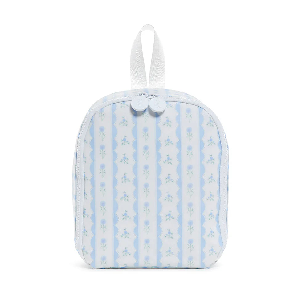 TRVL Bring It! Lunch Bag - Ribbon Floral Blue
