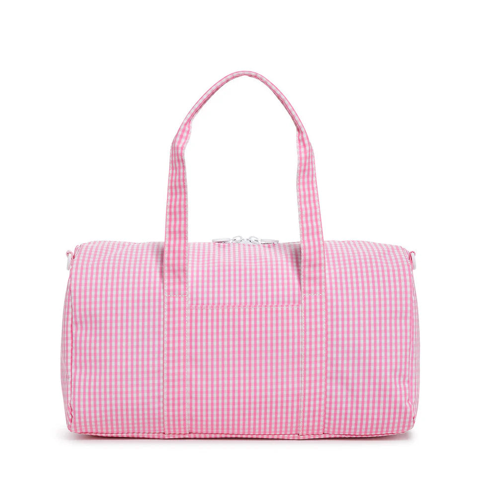 Gingham Pink Weekender