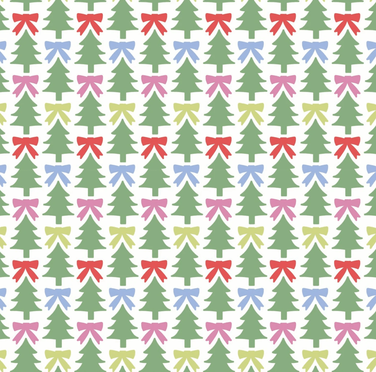 Ava Girls' Pajama Pant Set - Tree Topper Bows - by Morrow & Main