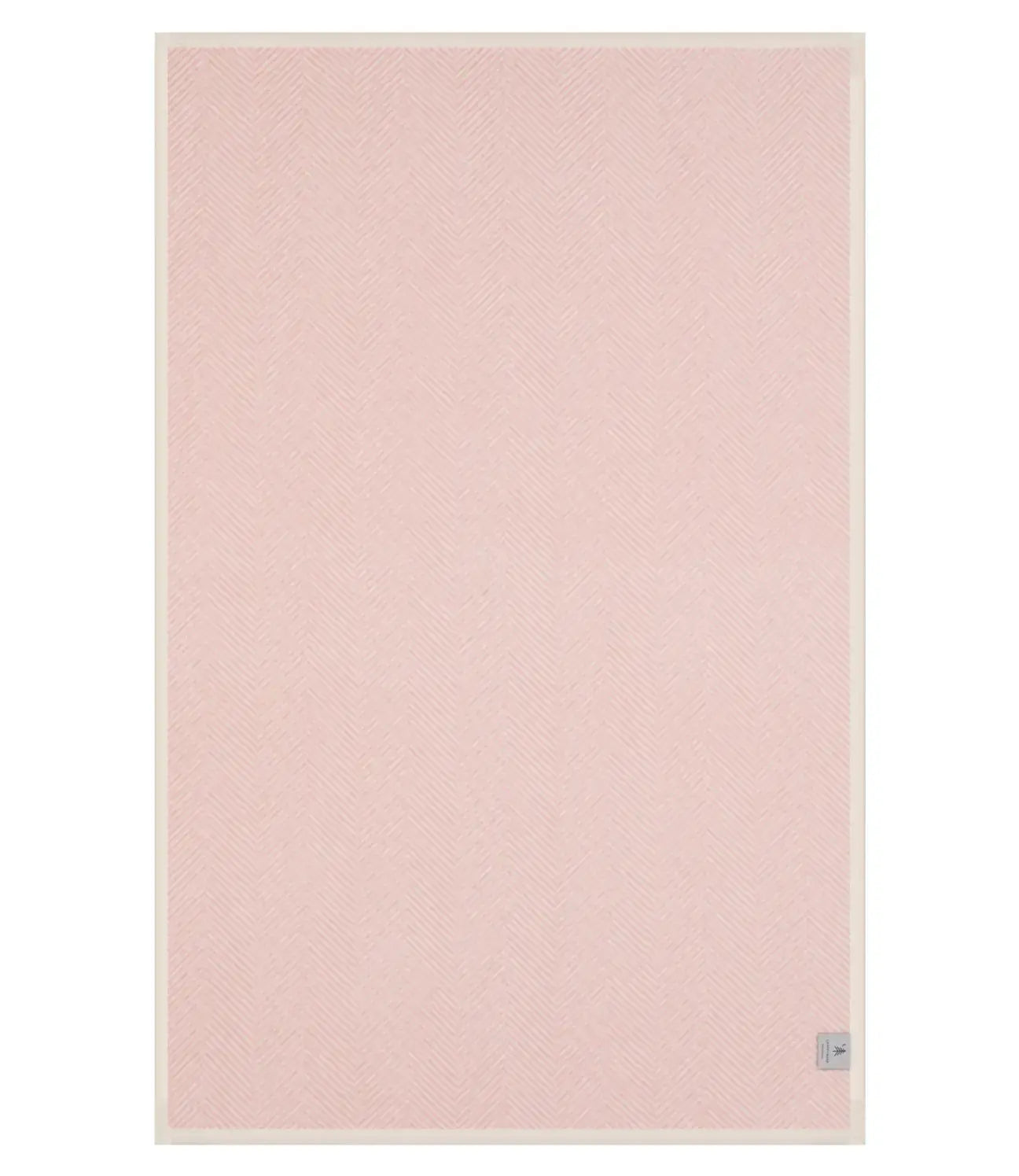 Harborview Herringbone Blush Blanket: Original