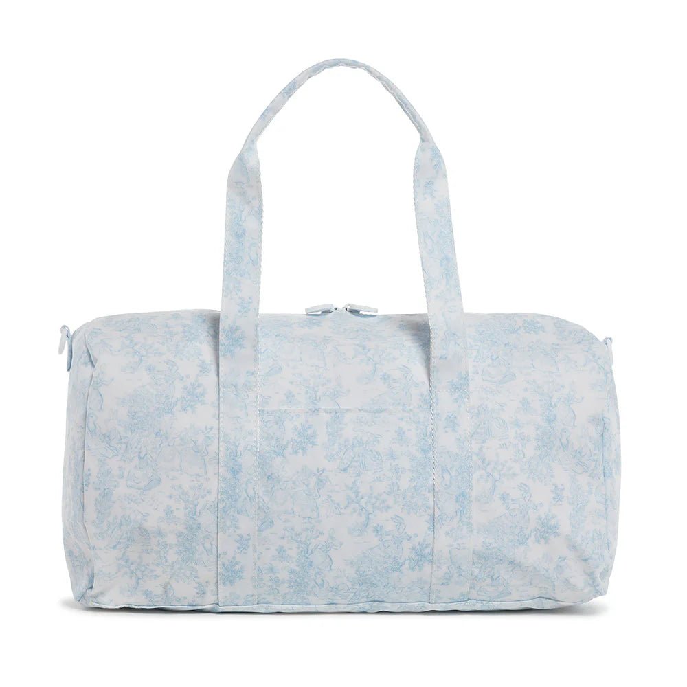 Bunny Toile Blue Weekender - by Morrow & Main