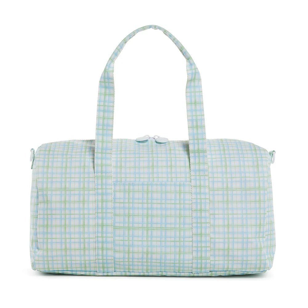 Classic Plaid Green Weekender - by Morrow & Main