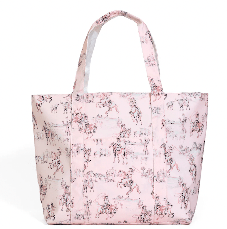 Cowgirl Toile Jumbo XL Tote - by Morrow & Main