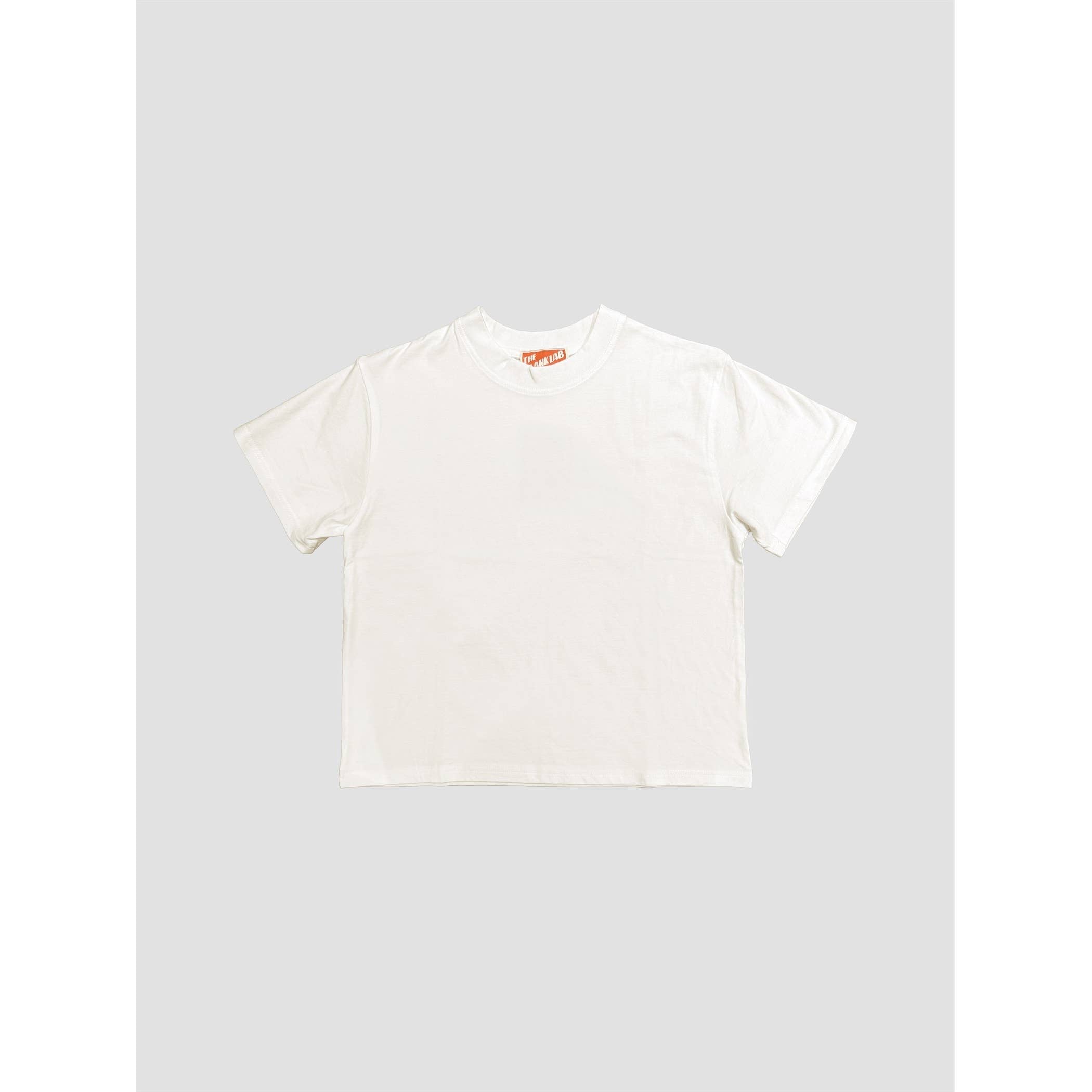 Off White Mineral Washed Blank Cotton Tee