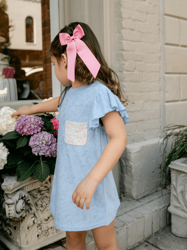 Lottie Dress - Aqua - by Morrow & Main