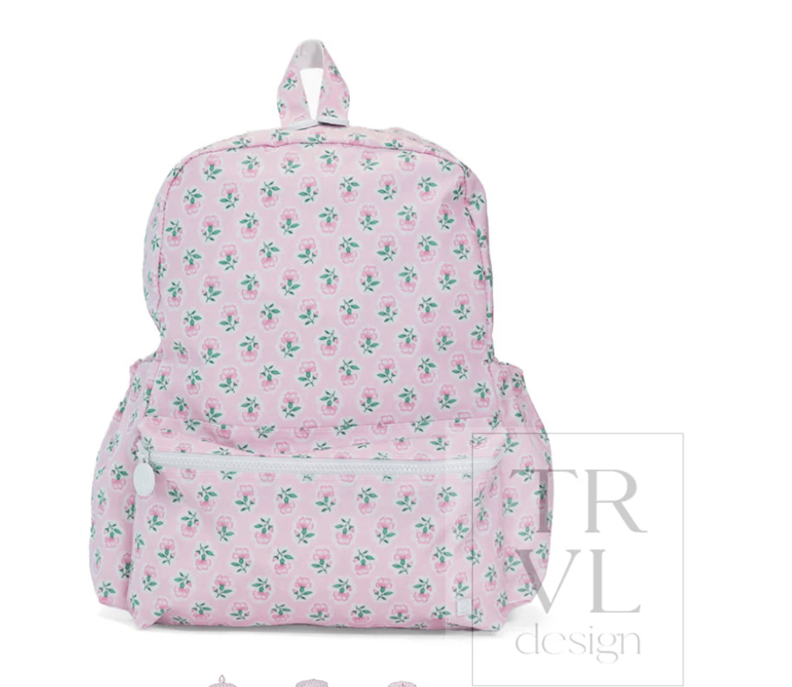 Petite Fleur Pink Backpacker - by Morrow & Main