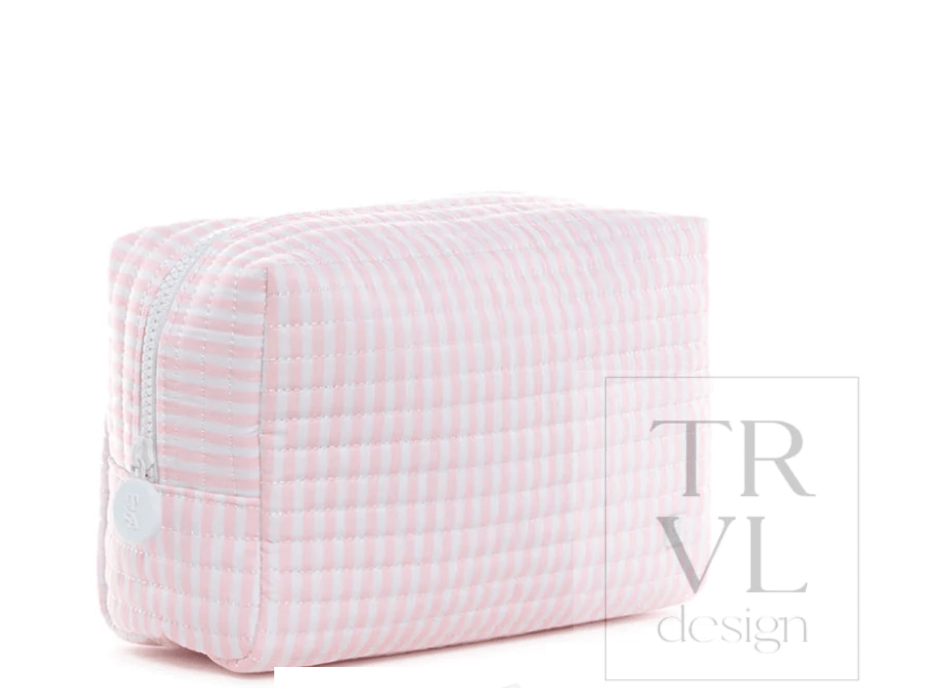Quilted Everyday Bag- Pimlico Stripe Pink - Bag by Morrow & Main