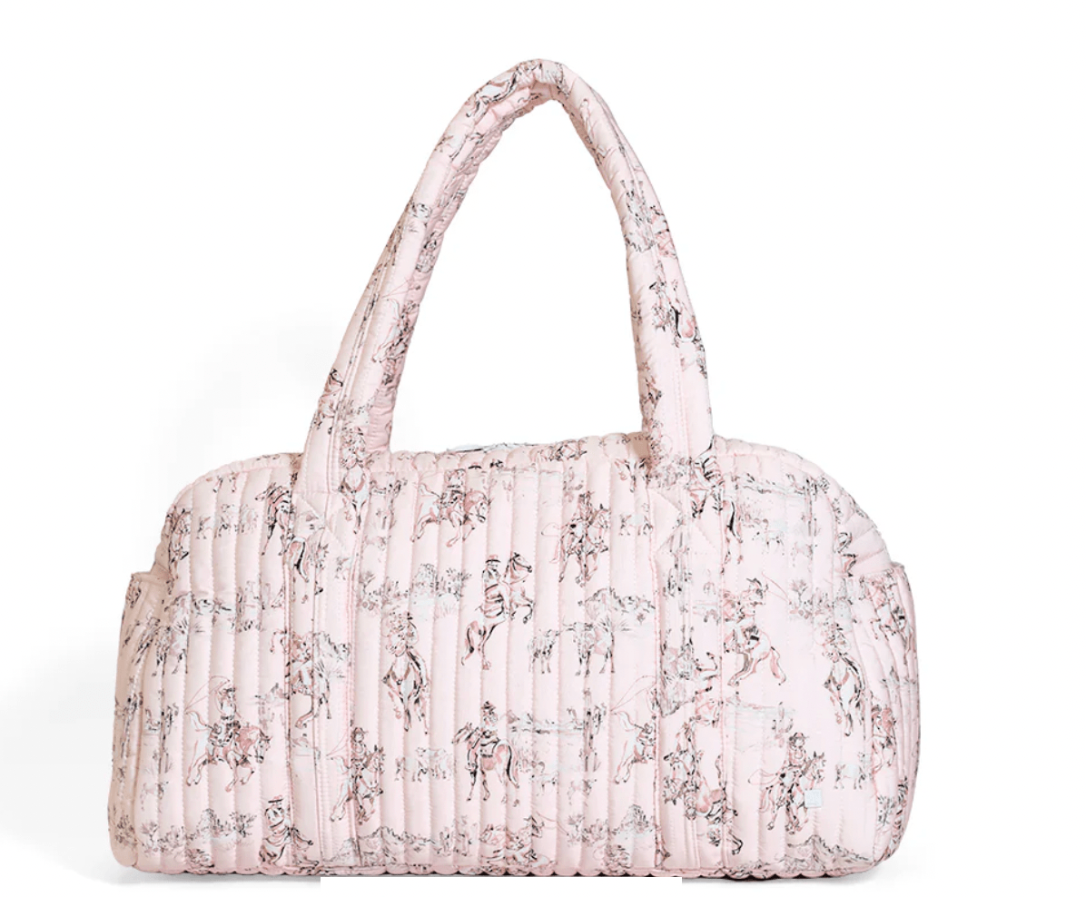 Quilted Grande Duffel - Cowgirl Toile - by Morrow & Main