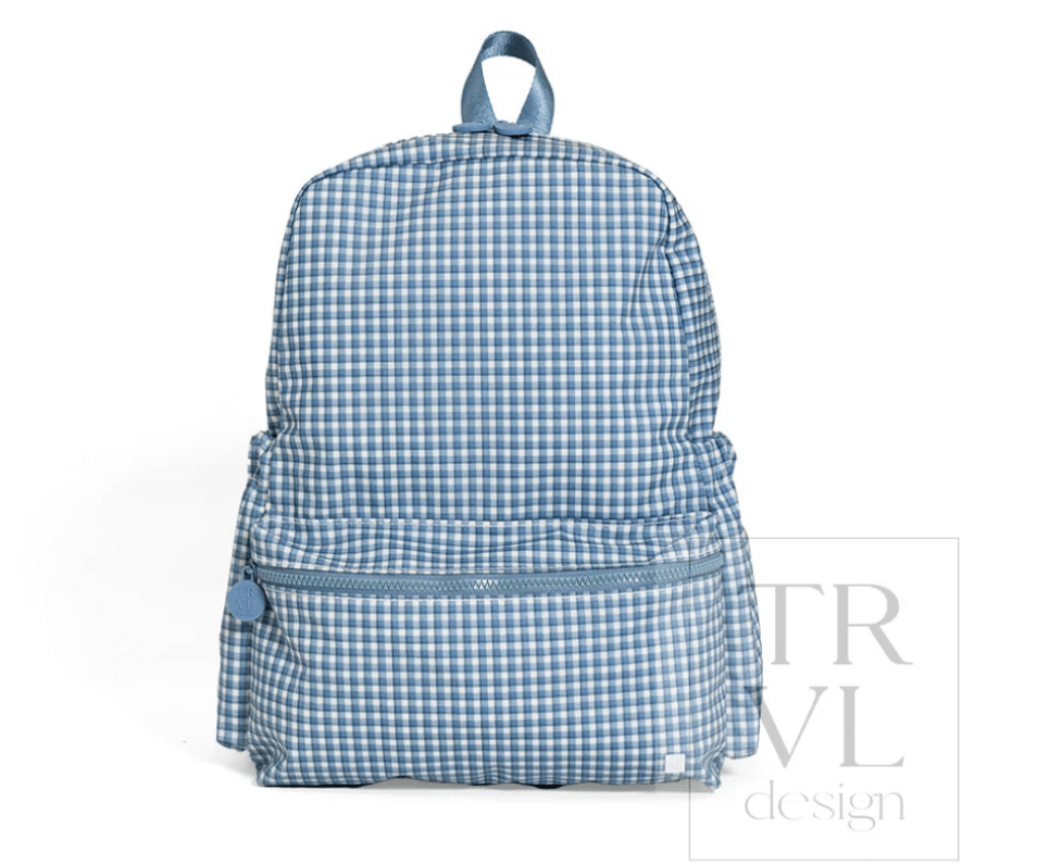 Rodeo Check Indigo Backpacker - Backpack by Morrow & Main