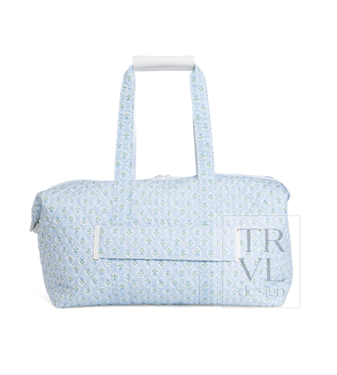 Top Zip Weekender- Petite Fleur Blue - by Morrow & Main