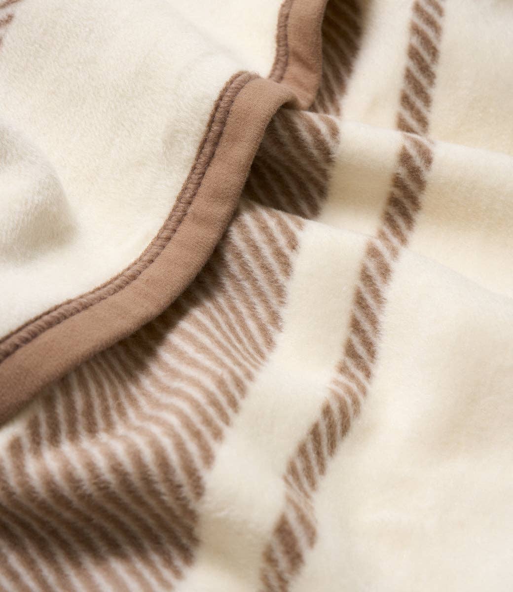 Dockside Stripe Sepia Blanket: Original