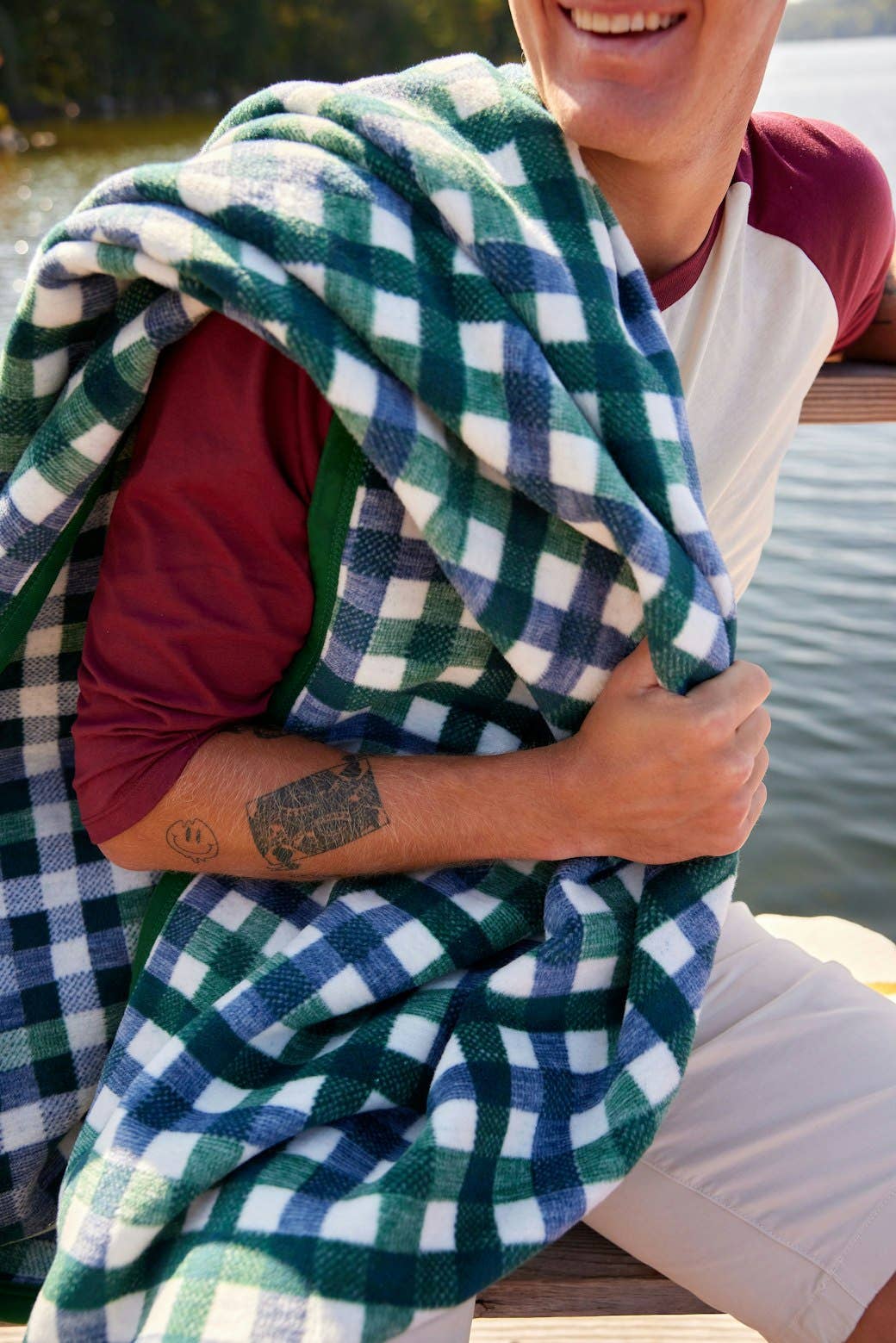 Pine Tree Plaid Blanket: Original