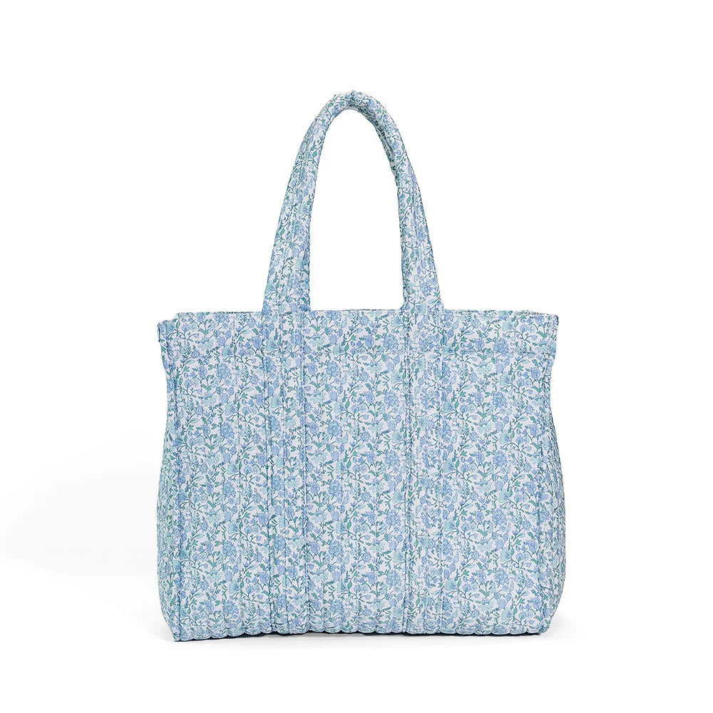 Quilted Go Go Tote- Hampton Floral