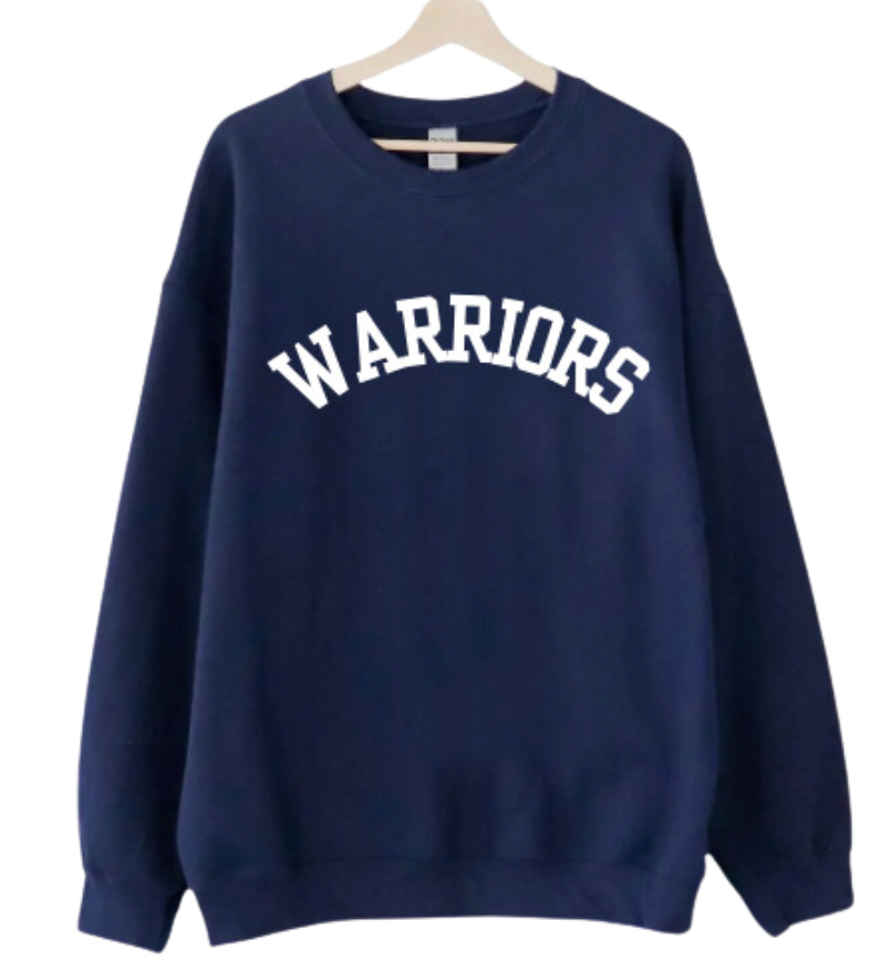 Adult Navy Warriors Sweatshirt