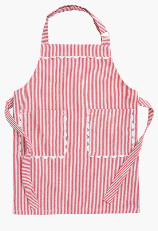 Weezie Kids' Stripe Apron-With Trim