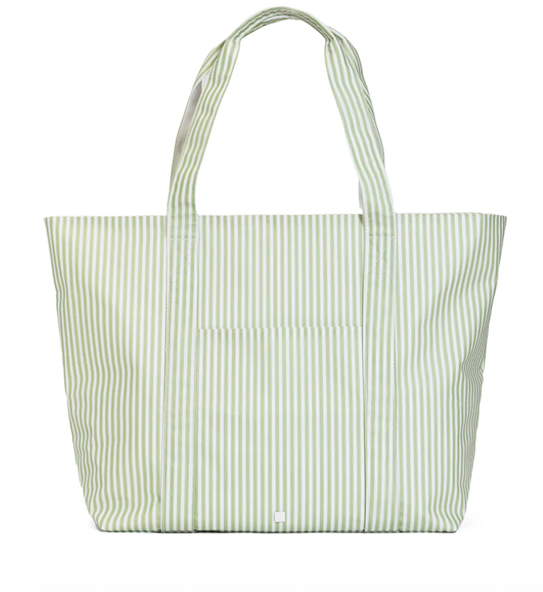 Pimlico Stripe Sage Jumbo XL Tote