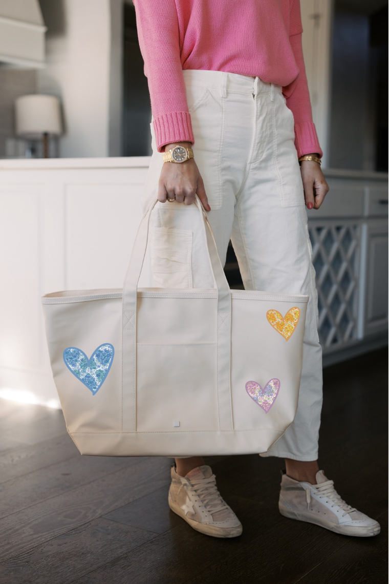 TRVL Tote — Liberty Heart Appliqué