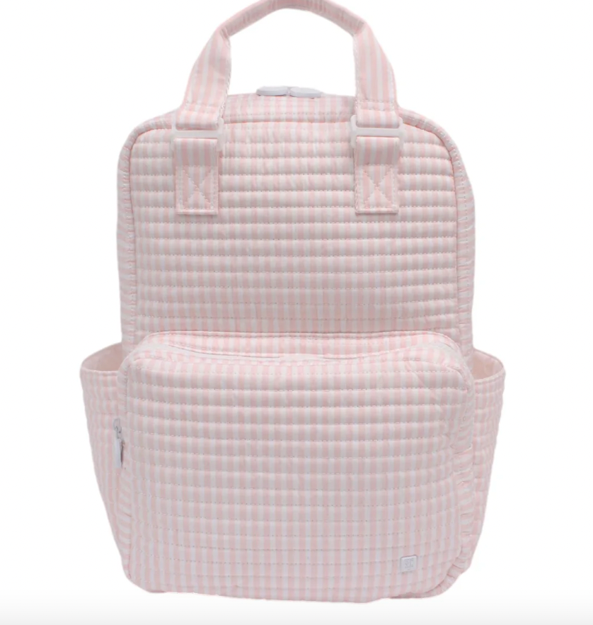 Quilted All You Need Bag- Pimlico Stripe Pink