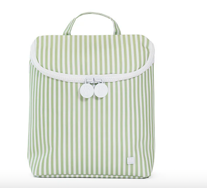 Takeaway Insulated Lunch Bag- Pimlico Stripe Sage