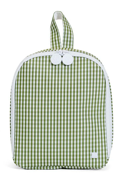 TRVL Bring It! Lunch Bag -Gingham Moss