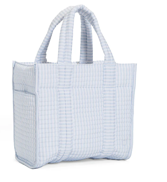 Mini Go Go Tote- Pimlico Stripe Blue