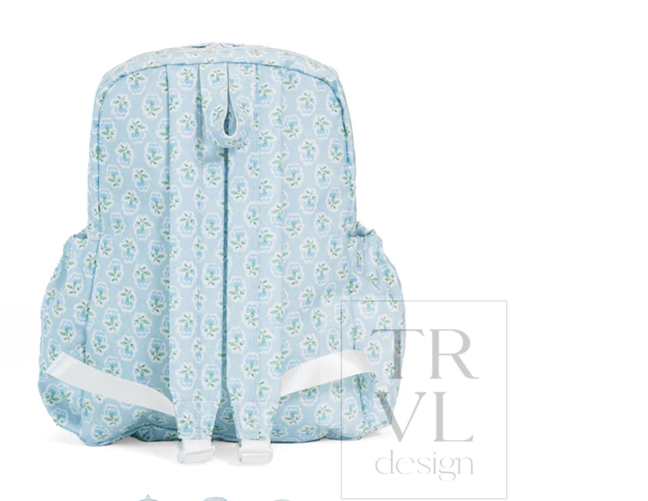 Petite Fleur Blue Backpacker