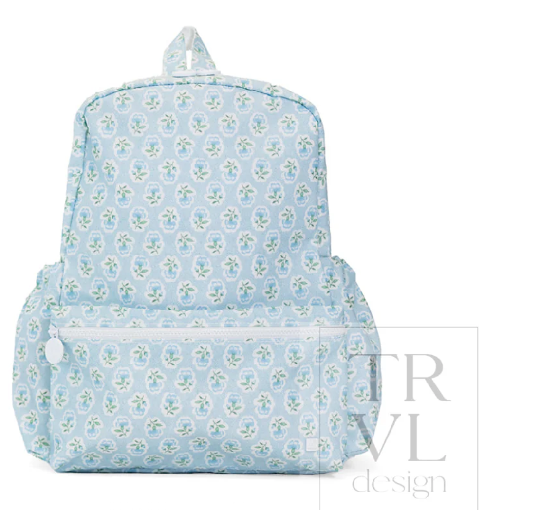 Petite Fleur Blue Backpacker