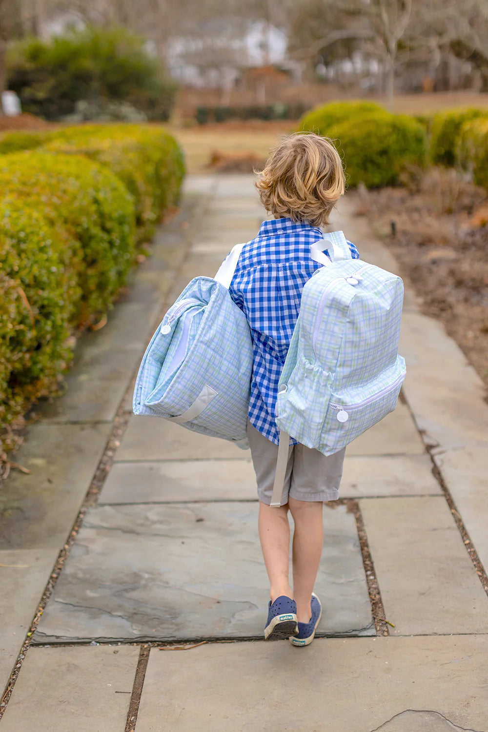 NAP MAT - Rest Up! Classic Plaid Green