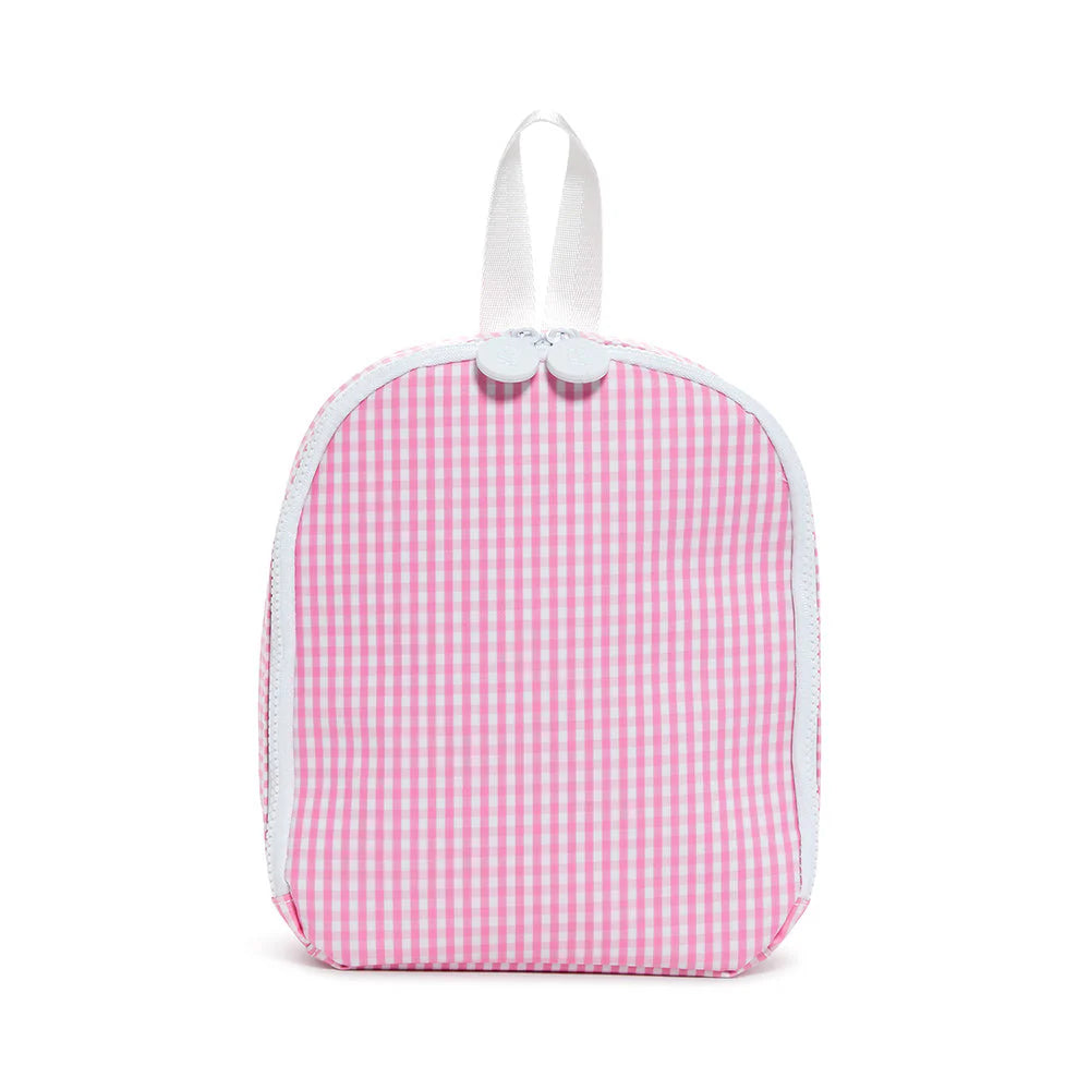 TRVL Bring It! Lunch Bag - Gingham Pink