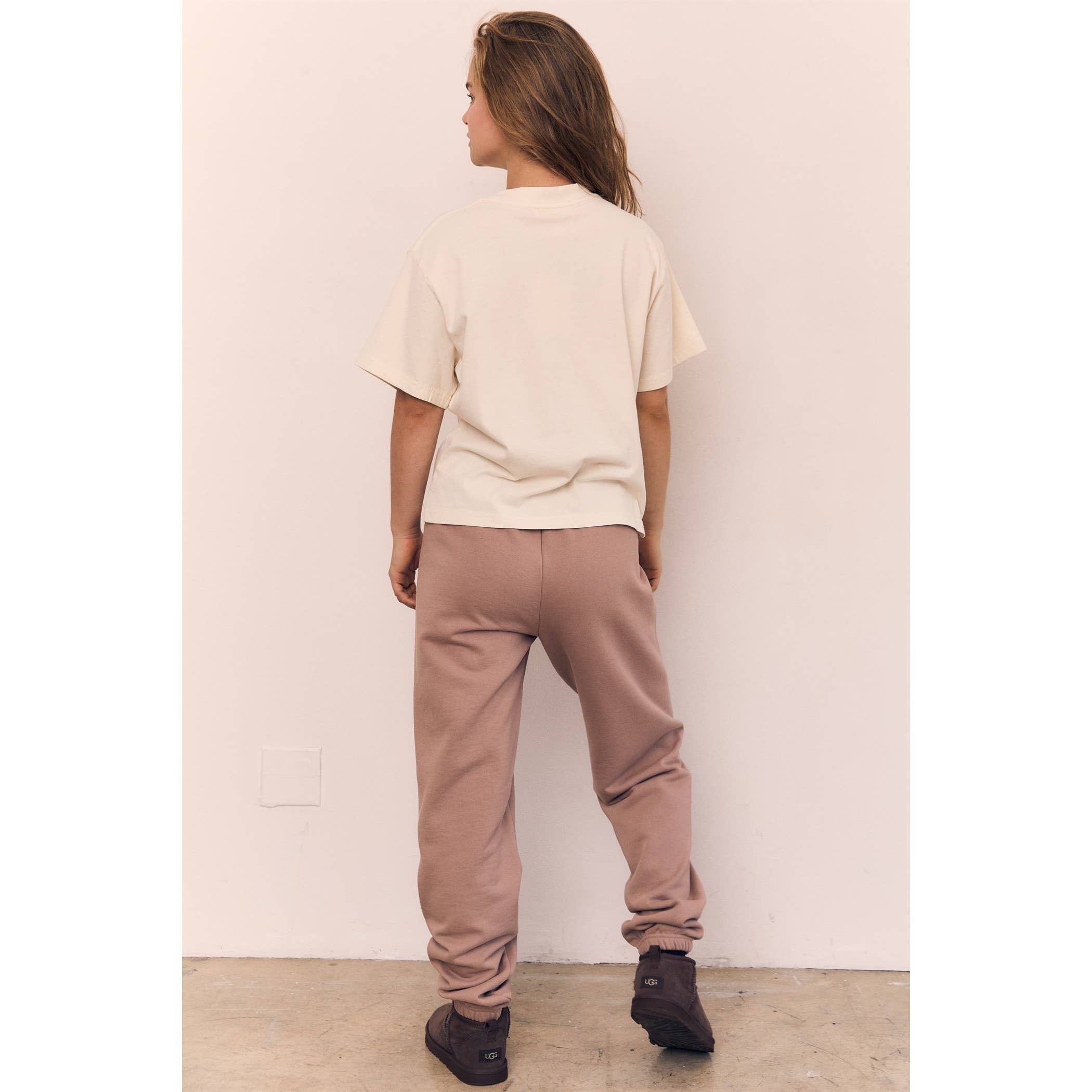 Off White Mineral Washed Blank Cotton Tee