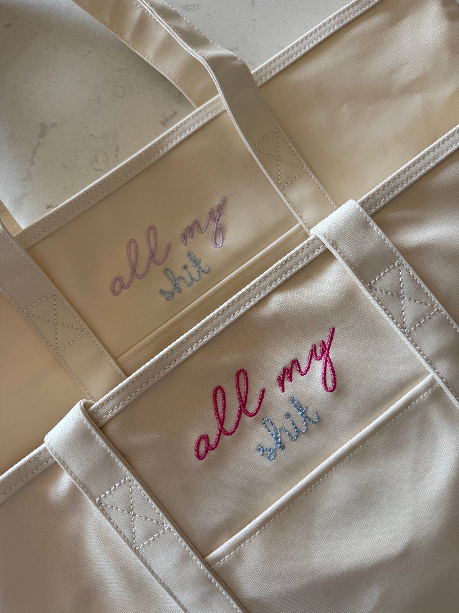 "all my shit" Maxi Tote - by Morrow & Main