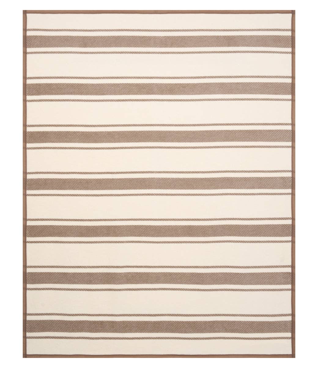 Dockside Stripe Sepia Blanket: Original