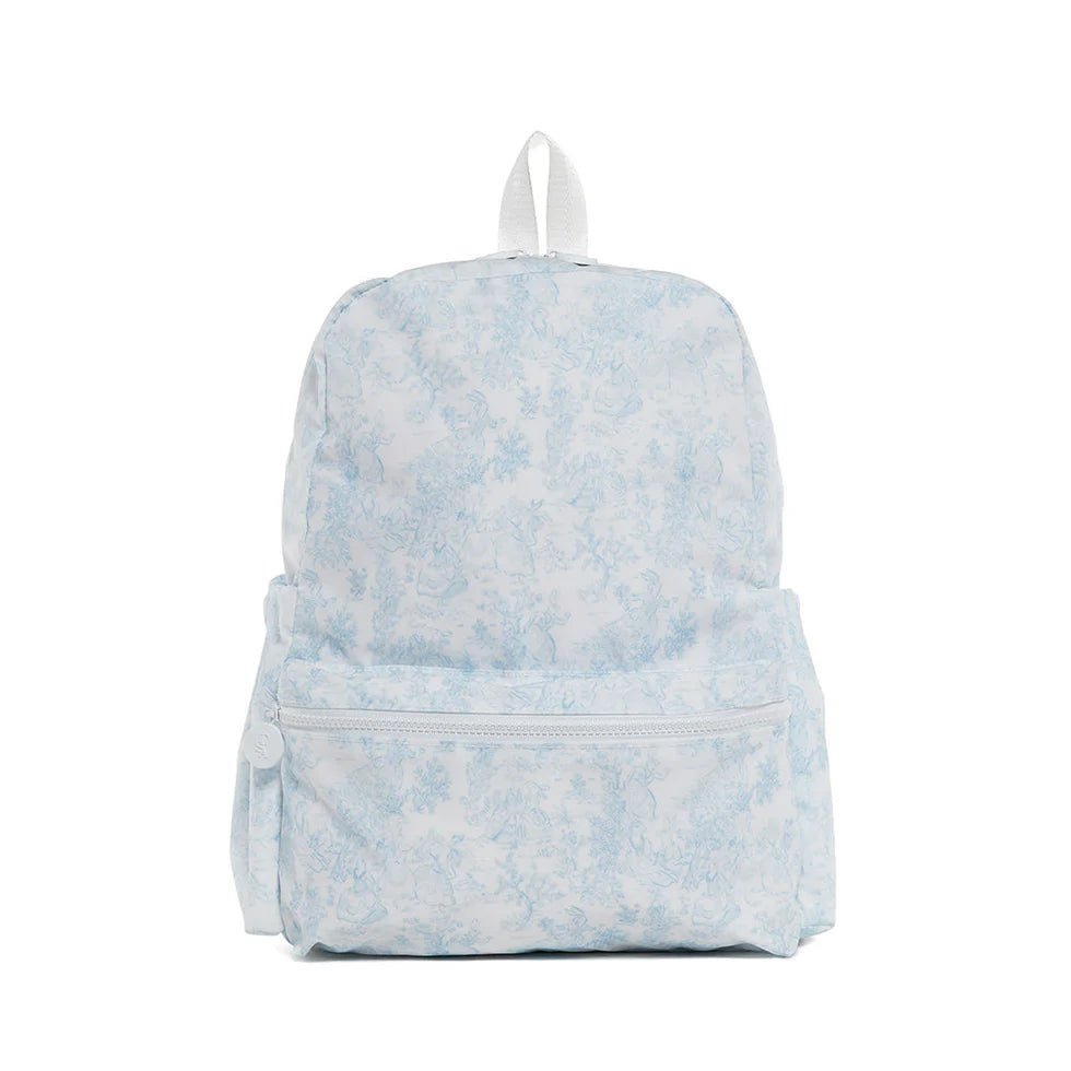 Bunny Toile Blue Backpacker - by Morrow & Main