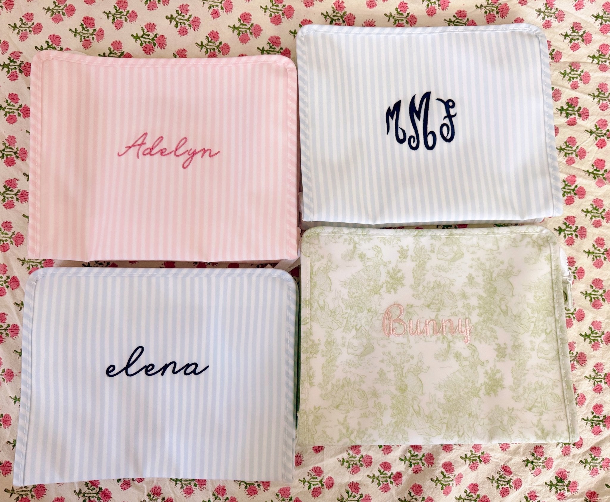 Bunny Toile Green Roadie - by Morrow & Main