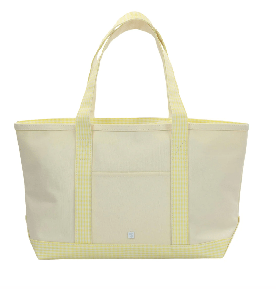 Buttercup Gingham Medium Tote - by Morrow & Main