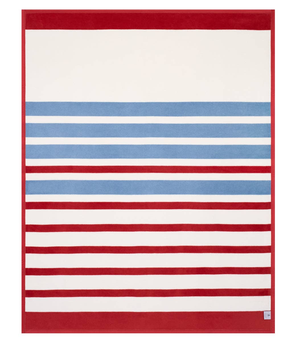 ChappyWrap - Madaket Stripe Blanket: Original - by Morrow & Main