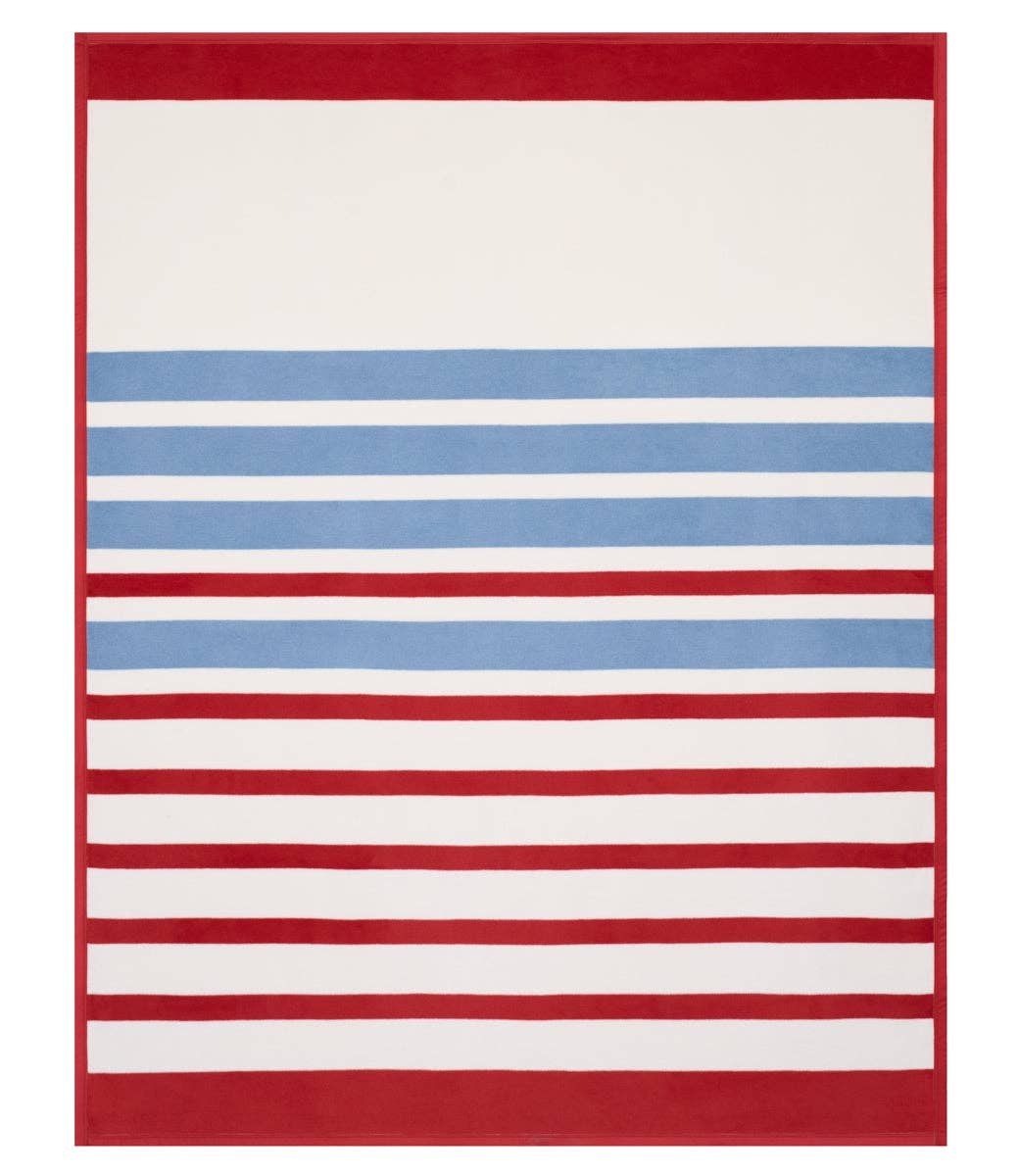 ChappyWrap - Madaket Stripe Blanket: Original - by Morrow & Main