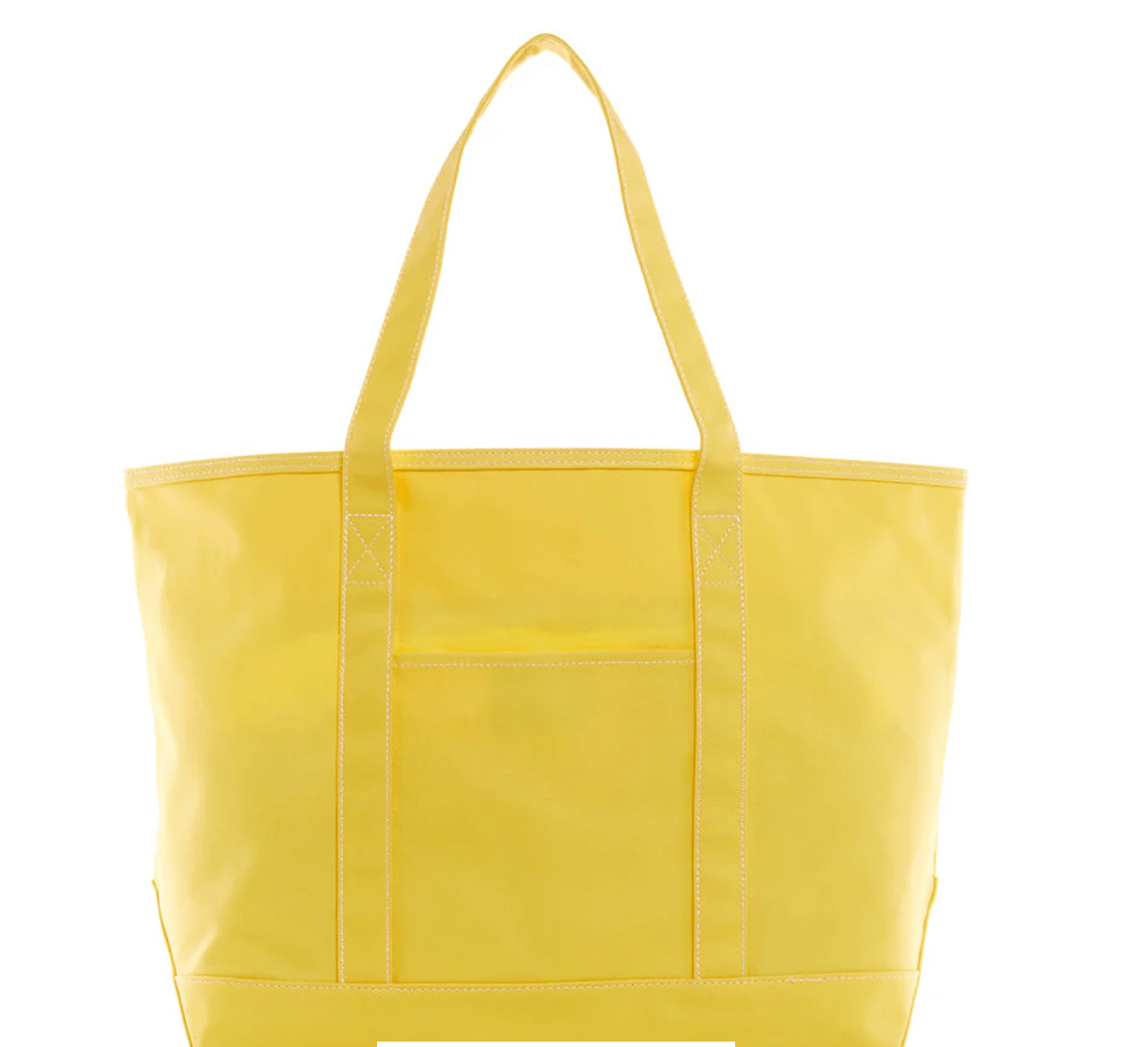 Daffodil Coated Canvas Maxi Tote - by Morrow & Main