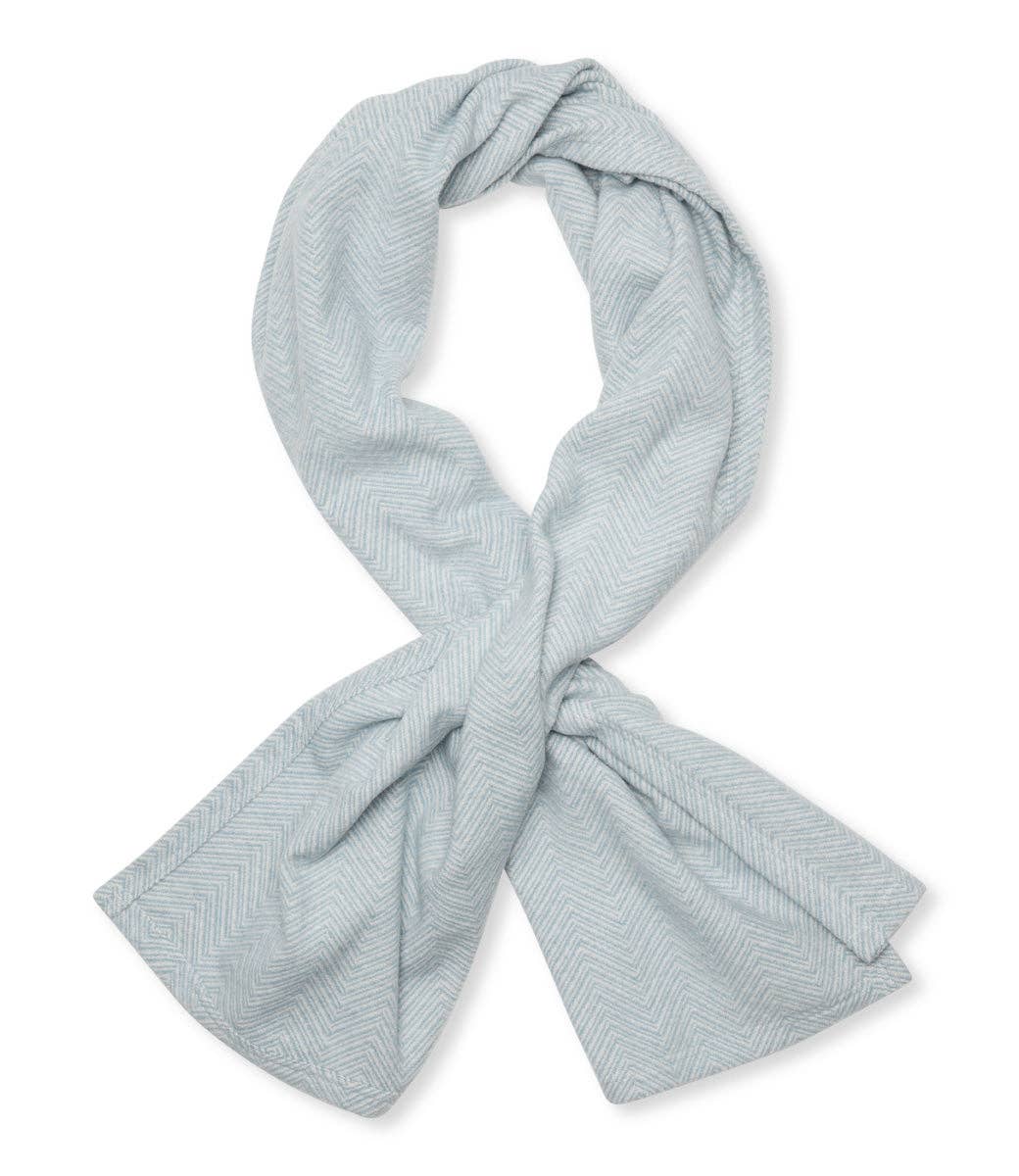 Bayside Herringbone Shawl - Fog