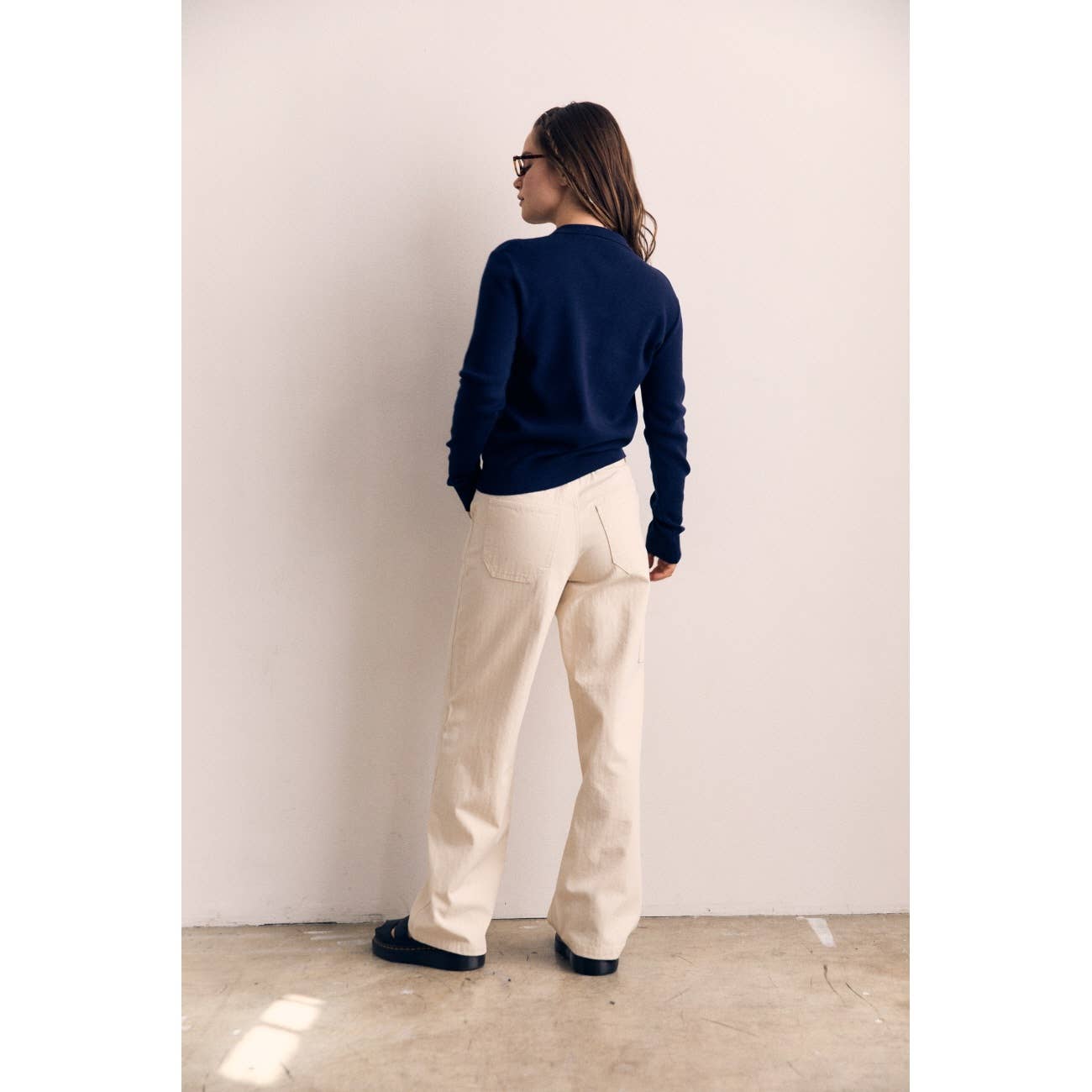 Heather Gray Classic Two-Button Collared