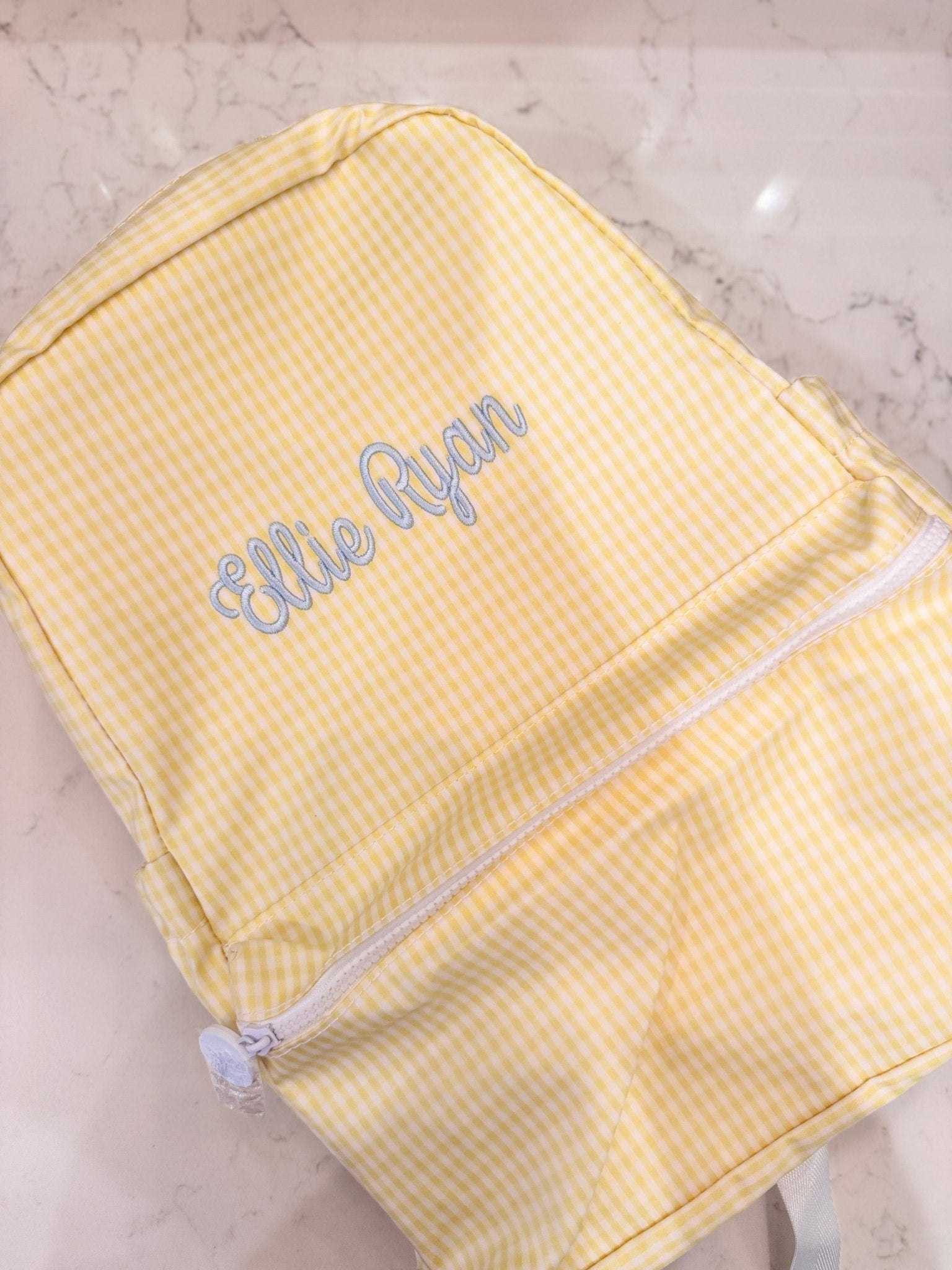 Gingham Buttercup Backpacker - by Morrow & Main
