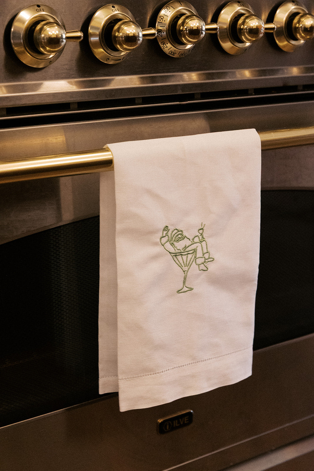 Pair of Holiday Hand Towels- Tipsy Santa