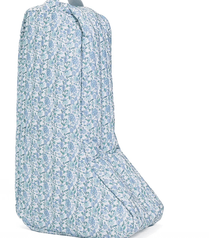 Large Boot Bag - Quilted Hamptons Floral - by Morrow & Main